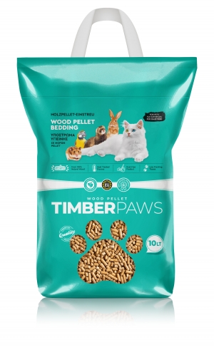 Wood Pellet Bedding for Pets - Timberpaws